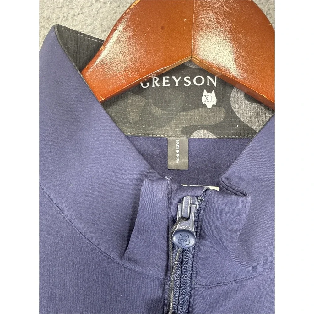 NEW Greyson Tate 1/4‎ Zip Pullover Mens XL Maltese Blue Golf Polyamide